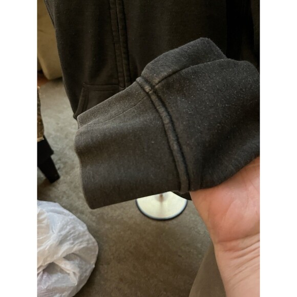 Vintage Carhartt Zip Up Jacket Women’s small 8-10 Dark Gray - Picture 6 of 9